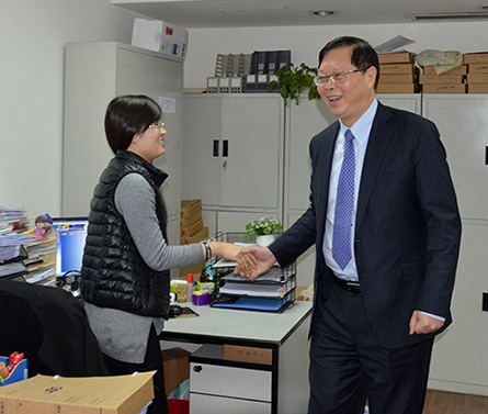 集團領(lǐng)導團拜賀新春